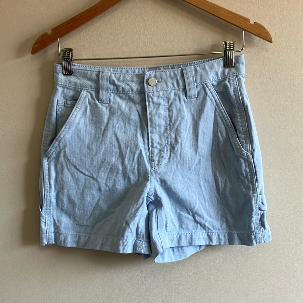 Aritzia TNA baby blue Greenwich short size 2